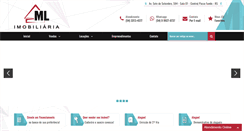 Desktop Screenshot of mlimobiliaria.com.br